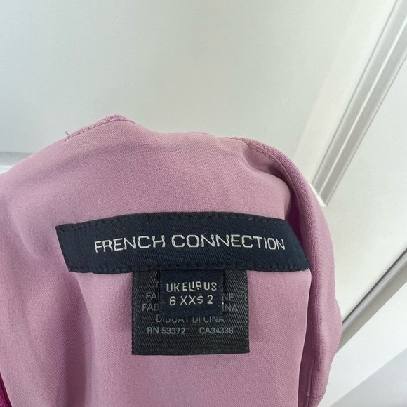 Worn once! Light and Dark Purple Mini Dress with High Neck - Picture 3 of 3